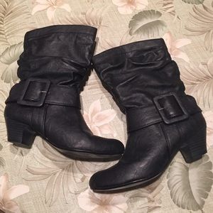 Black Heeled Boots