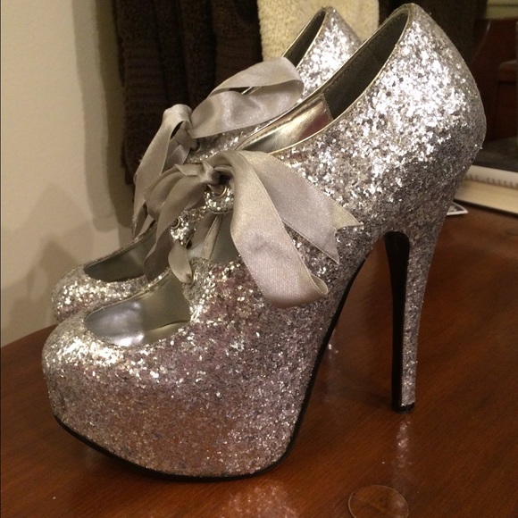 Bordello Heels Silver 💎