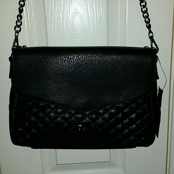 BCBG Leather Crossbody w/Chains