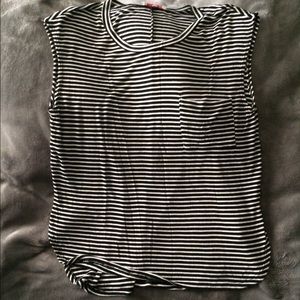 Black-and-white shirt