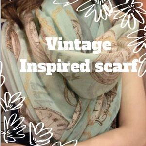 Beautiful vintage inspired scarf
