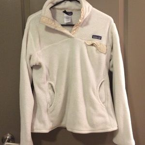 Patagonia white pullover