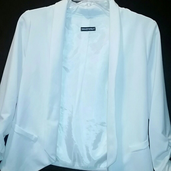 White blazer. Good with any outfit