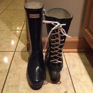 Hunter rubber wellies