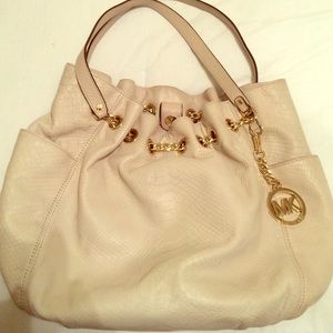Authentic Michael Kors real leather hobo bag