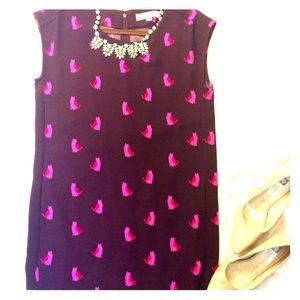 LOFT cat-print dress