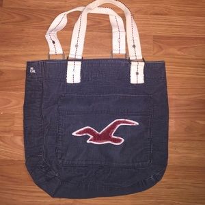 Navy Hollister Bag