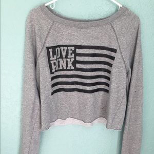 Gray Victoria's Secret long sleeve sweater