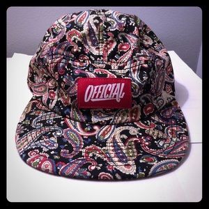 5 panel Paisley Official Flat Brim Hat