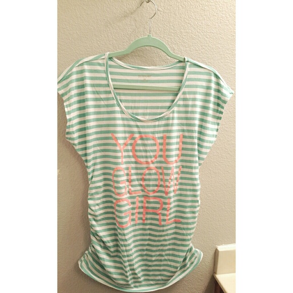 Motherhood Maternity You Glow Girl Shirt