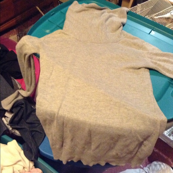 Long sleeve loose turtle neck