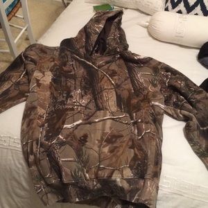 Real Tree camouflage pullover sweatshirt