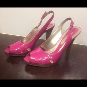 Patent Pink Bandolino Heels