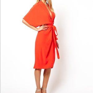 ASOS Dresses - Midi Dress with Obi Belt ASOS Dresses - Midi Dress with Obi Belt