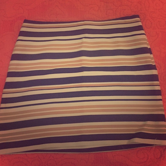 Ann Taylor Loft striped skirt size 12
