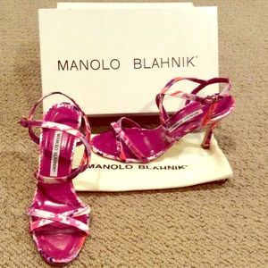 Vibrant Manolo Blahnik Sandals