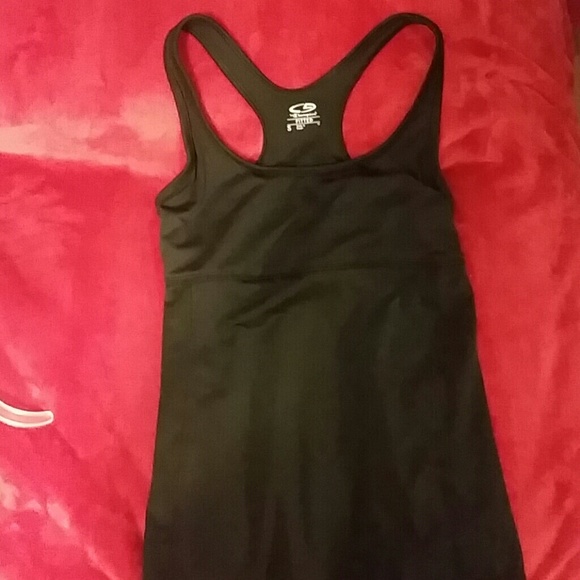 Black Workout Top, Yoga Top, S - Picture 1 of 1