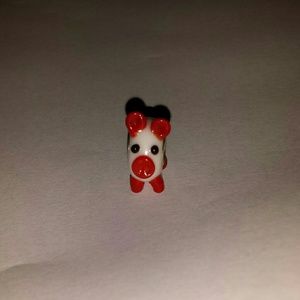 🌺SALE🌺Adorable Murano Glass Pugter Brand Pig
