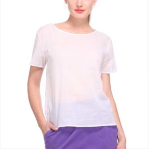 XS/S American Apparel Lawn Tee- White/Bone