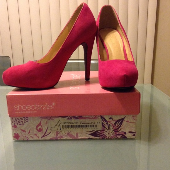 Shoe Dazzle Pink Stilettos 👠
