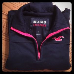 Hollister Half Zip Up Sweatshirt
