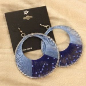 Blue earrings