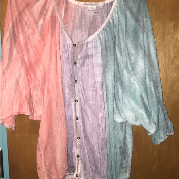 American Rag Multicolor Boho Shirt