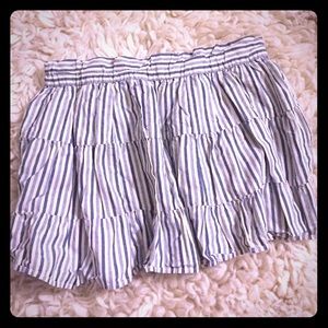 J.Crew ruffled striped skirt. Size medium.