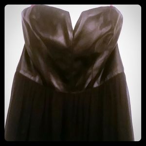 Black leather  besty johnson dress