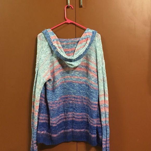 Blue/pink hollister cardigan - Picture 2 of 2