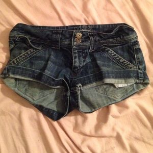Denim shorts