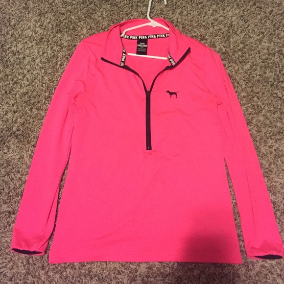 VS PINK half zip up