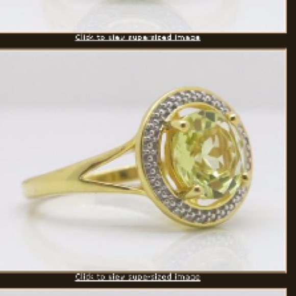 Designer 1.50ctw Genuine Lemon Citrine Sterling - Picture 2 of 4