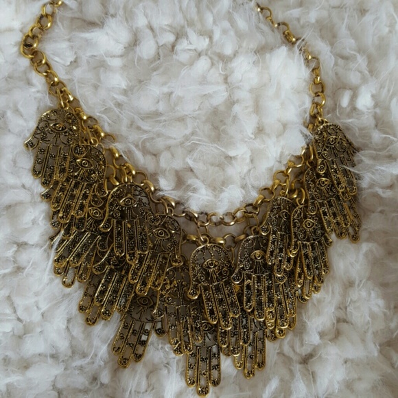 Hamsa Necklace.