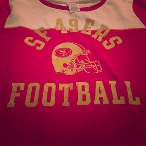 Pink San Francisco 49er sweater