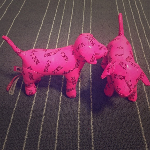 TWO PINK DOGS! 🐶 NWOT.