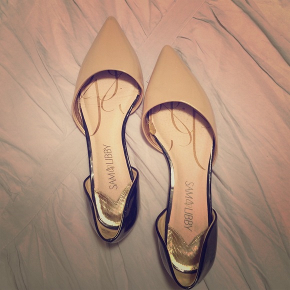 Sam & Libby two toned flats size 7
