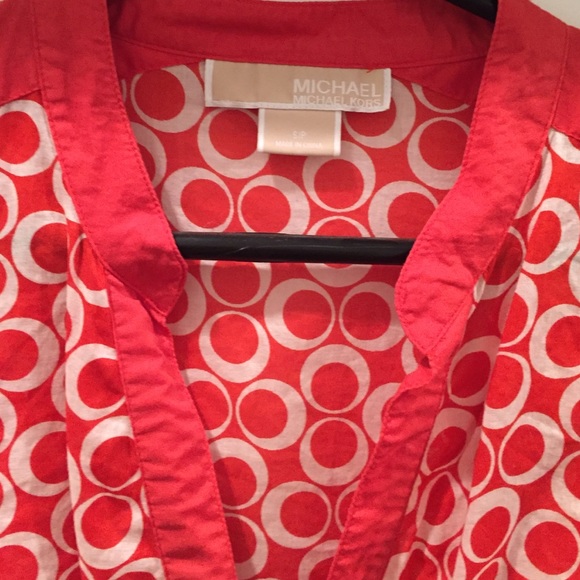 Michael Kors red and white tunic - Picture 2 of 3