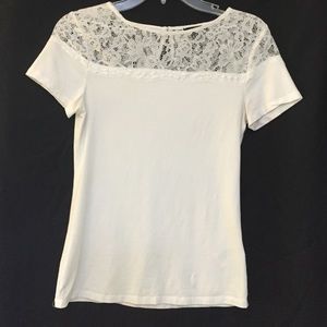 H&M short sleeve white shirt
