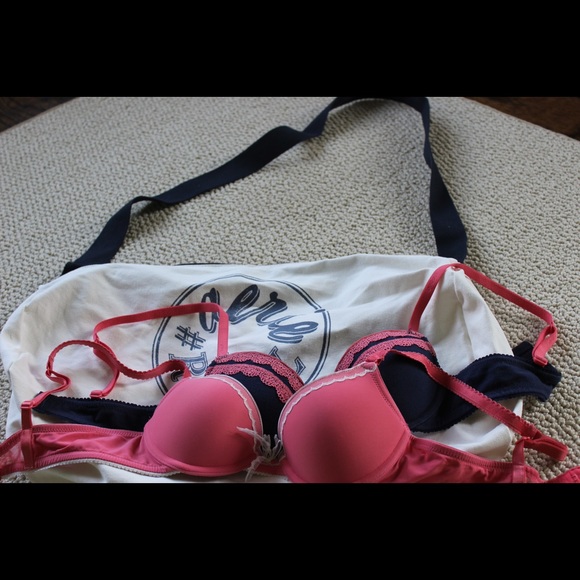 Aerie Bra and Bag Bundle