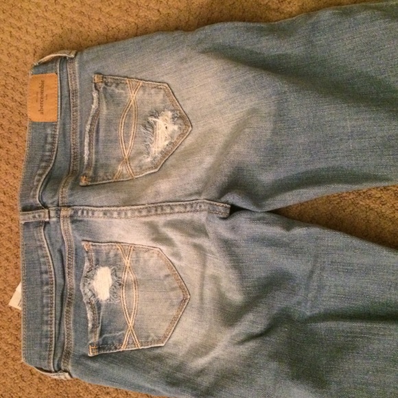 Abercrombie kids girls 14 slim distressed jeans