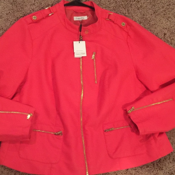 Calvin Klein biker jacket size 1x