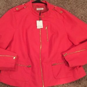 Calvin Klein biker jacket size 1x