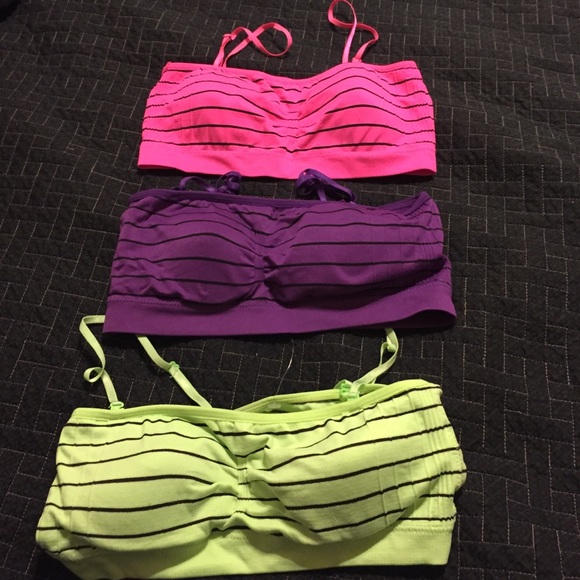 Set of 3 Bandeau Bras