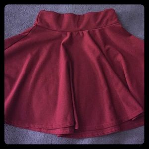 red circle skirt