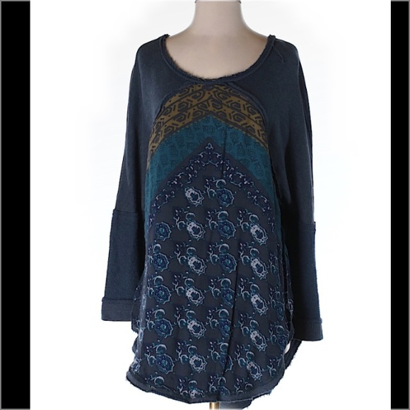 Free People long tunic length sweatshirt