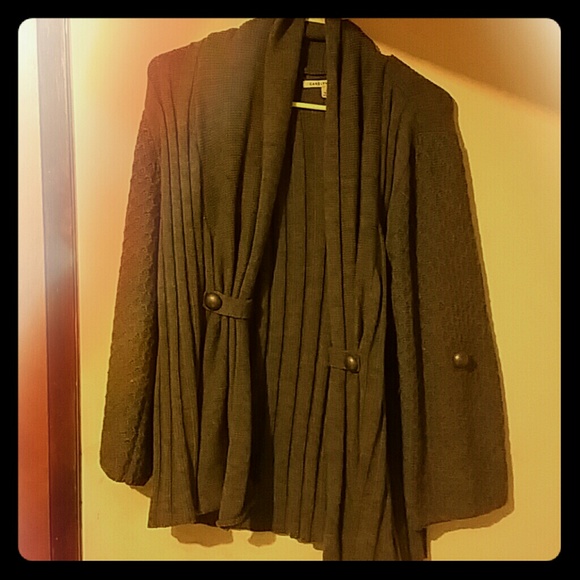 Carolyn Taylor grey sweater