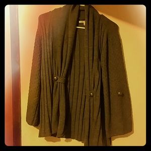 Carolyn Taylor grey sweater