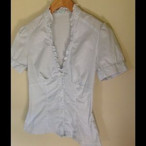 Striped Button Down Shirt Size XS