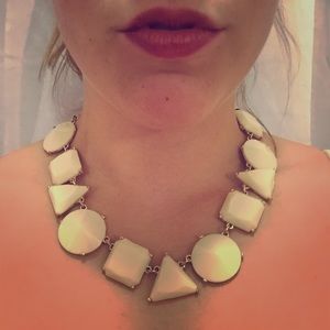 Off white fashion necklace